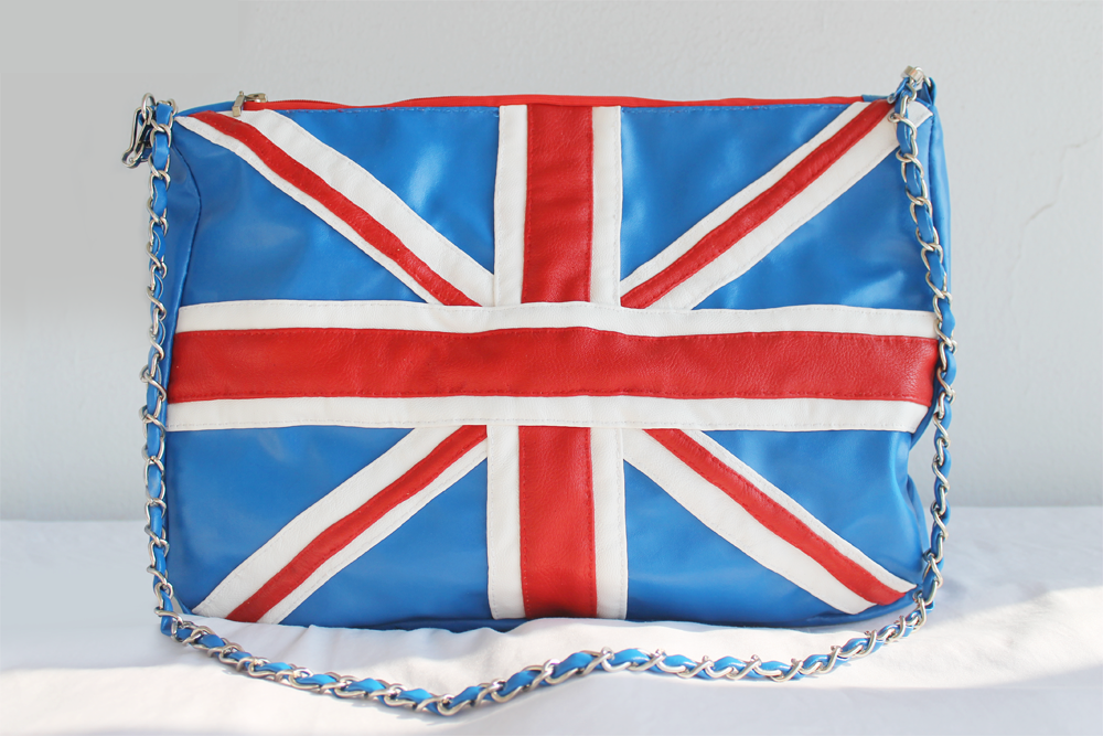 Handmade British Flag Clutch
