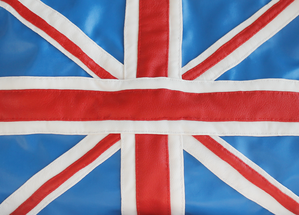 Handmade British Flag Clutch